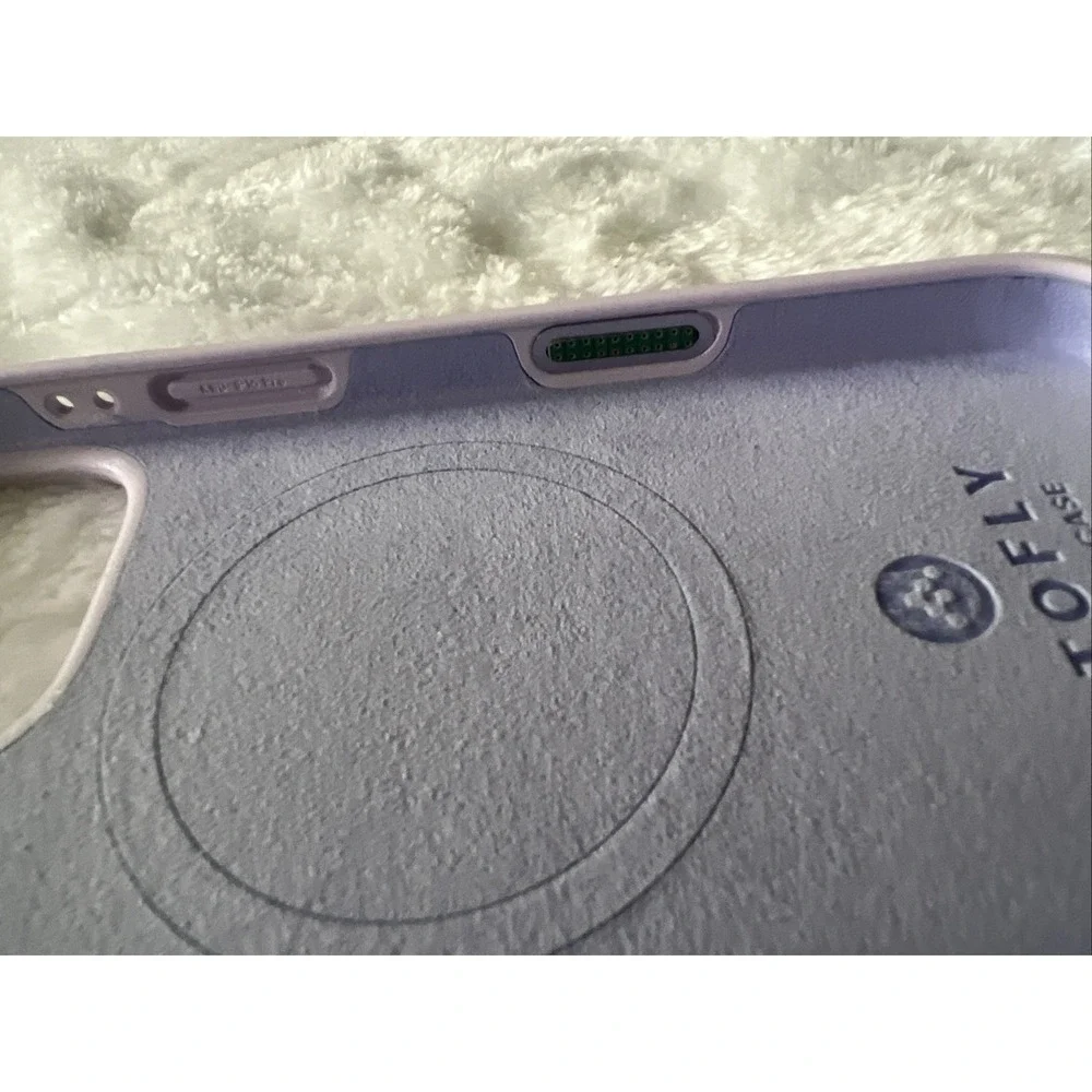 OTOFLY iPhone 16 Pro Silicone Shockproof Slim Thin Phone Case in Pastel Purple